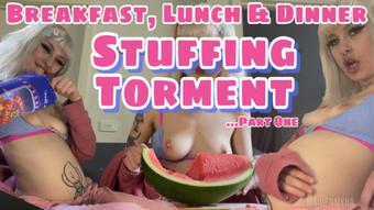 Extreme Belly Stuffing Torment PART 1