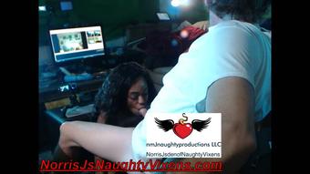 Ebony maid gives me head & sex