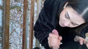 Got Caught Fucking in Public - Public Sex in Abandoned Place