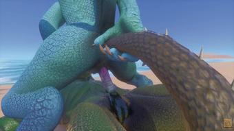 Wild Life / Scalie Porn on the Beach
