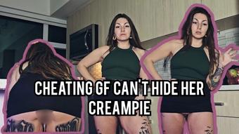 Cheating girlfriend can't hide her creampie - January 11, 2025
