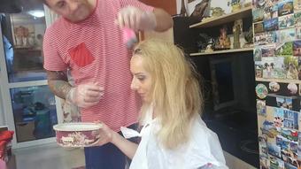 Kinkyporncpl Bleaching My Hair