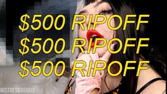 Mistressbijoux 500 Car Tire Ripoff