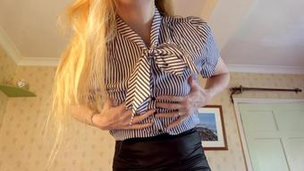 Ariel Anderssen_Plain-Secretary-Transforms-To-Slut
