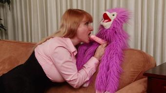 A Gallon Of Jizz - Bukkake-Fantasy Blowjob - Foul-Mouthed Puppet Humiliates Lorelei