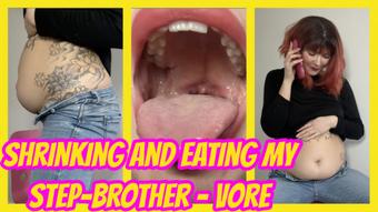 Shrinking And Eating My Step-Brother - Vore - March 01, 2025