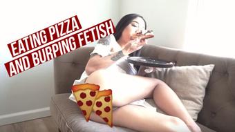Eating Pizza & Burping Fetish