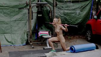 Public Outdoor Naked Workout + Flex - April 26, 2020