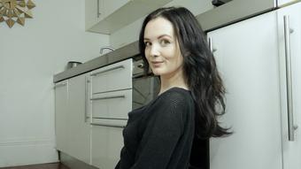 Upskirt peeing in the kitchen - July 17, 2020