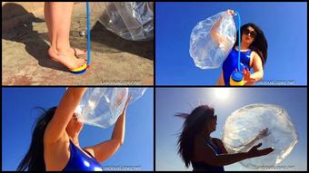 Luscious Lopez 24 09 2017 3764989 Inflate Fetish Lusciouslopez Beachball Inflatables Leotard