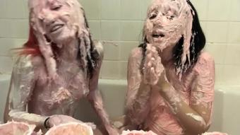 Daphne Dare and Alaska Zade Play With Frosting