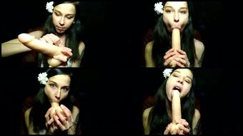 027 Playing With My New Friend    Cute Blowjob   Deepthroat Laruna Mave 1080P