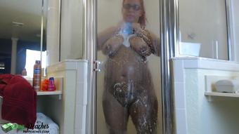 Ass and Tit Tease in Shower - August 26, 2017