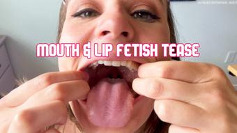 Mouth & Lip Fetish Tease