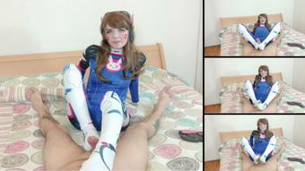 D.VA Cosplay - Incredible footjob skill - Jul 9, 2020