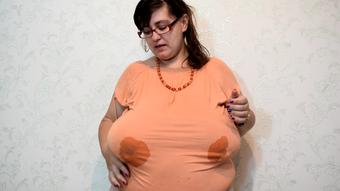 milk through my shirt and sucking milk