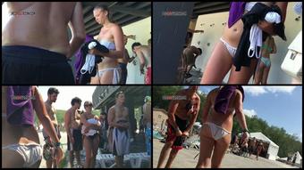 423 Cb White Bikini Shower