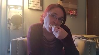McDonald's wrap and fries mukbang - November 28, 2020