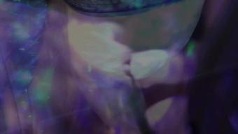 Face fuck from outer space! Trippy deepthroat squirting facial