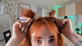 Short Pig tails Shaking +eye contact - May 24, 2023