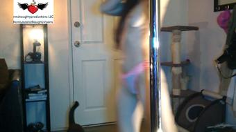 Olivia WIlders pole dancing for me