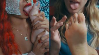 Casual Close-up Double Foot Worship - January 13, 2025