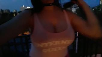 Public Balcony Flash, Tease n Play - May 08, 2019