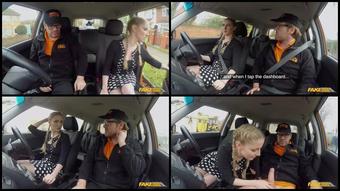 Fakedrivingschool Com  Georgie Lyall   Instructor Spunks In Georgie S Mouth 01 01 2018