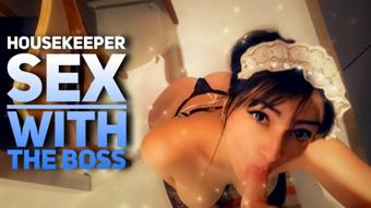 hot maid having sex with the boss - February 17, 2020