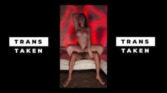 Big tit Sexy Canadian trans goddess Cibby plays w/ Justice