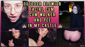 KINGDOM CASTLE BLOWJOB, CUM WALKER & PEE