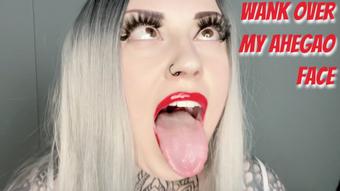 Wank Over My Ahegao Face