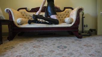 Ariel Anderssen Boot Licking Punishment For My Slave