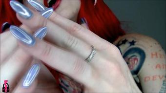 Mistress Harley Hologram Nails Mesmerize