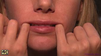 Mouth  Lip Curling 4K - October 22, 2015