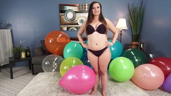 Valencia Sits Pops 17 & 24-inch Balloons