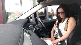 Pussy Play in the Drive Thru