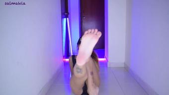 Salmakia Feet Toe Sucking Barefeet Close Up