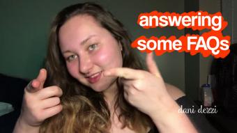 answering some FAQs - May 23, 2019
