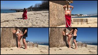 039 Young Beautiful Girl Fucked Me At Beach  Younggcouple 1080P