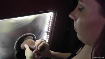 HOTWIFE GLORYHOLE FUN!