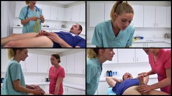 Medical Hand Job Turns Into Hot Nurse Threesome With Lucky Patient    Pornhub Com