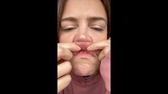 grossed out lip smelling - November 29, 2022