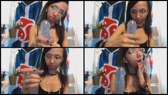 Missmarianne Pov Spit Handjob Thick Jelly Dildo