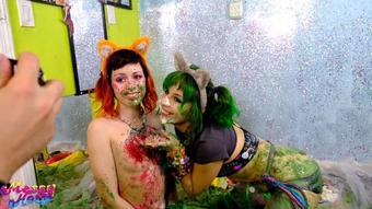 Lum Cakes Honeyluv And Lum Make A Mess