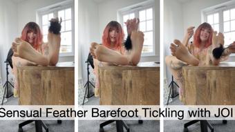 Sensual Feather Barefoot Tickling With JOI - April 05, 2024
