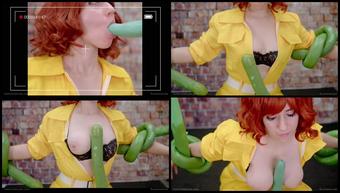 Lana Rain April Oneil Tentacle Fucked Live Tmnt