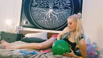 Popping my lazy roomates balloons - Sep 21, 2021