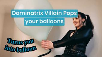 DOMINATRIX VILLAIN POPS YOUR BALLOONS=Turns you into balloon - January 30, 2024