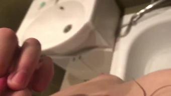 FUCKED MY EX IN THE BATHROOM. MASCARA FLOWED. FED WITH SPERM.